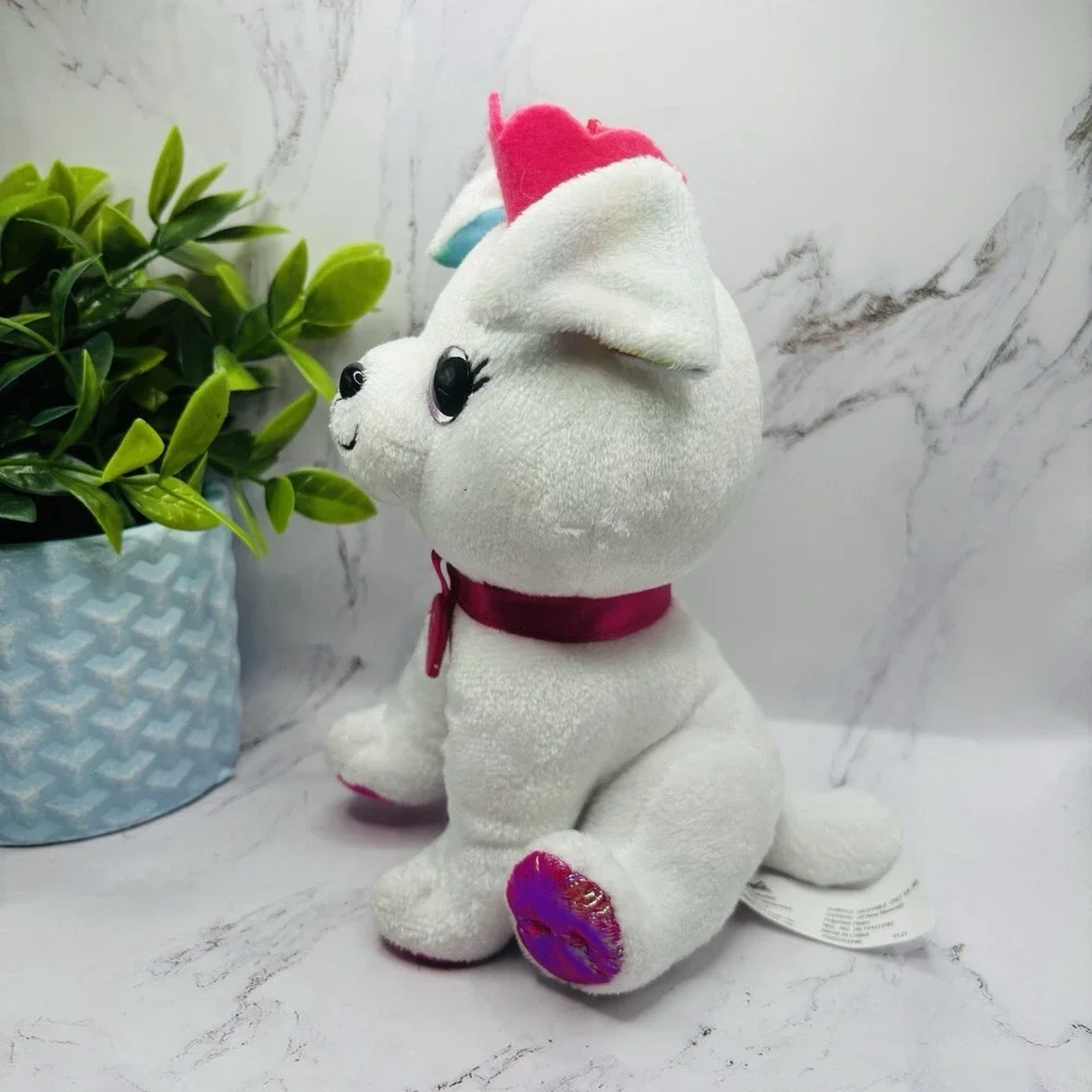 Barbie Mattel White Puppy Plush‎ Stuffed Animal 8